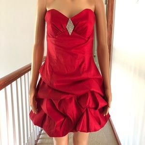 Jessica McClintock Red Formal Dress